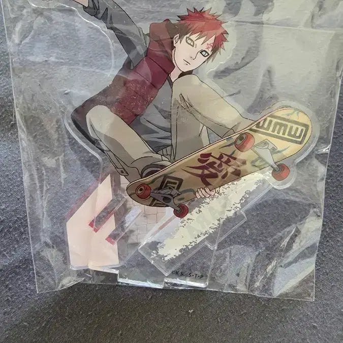 [BUNJANG] Naruto Gaara Skateboard Acrylic Stand / 나루토 아크릴스탠드 가아라 스케이트보드