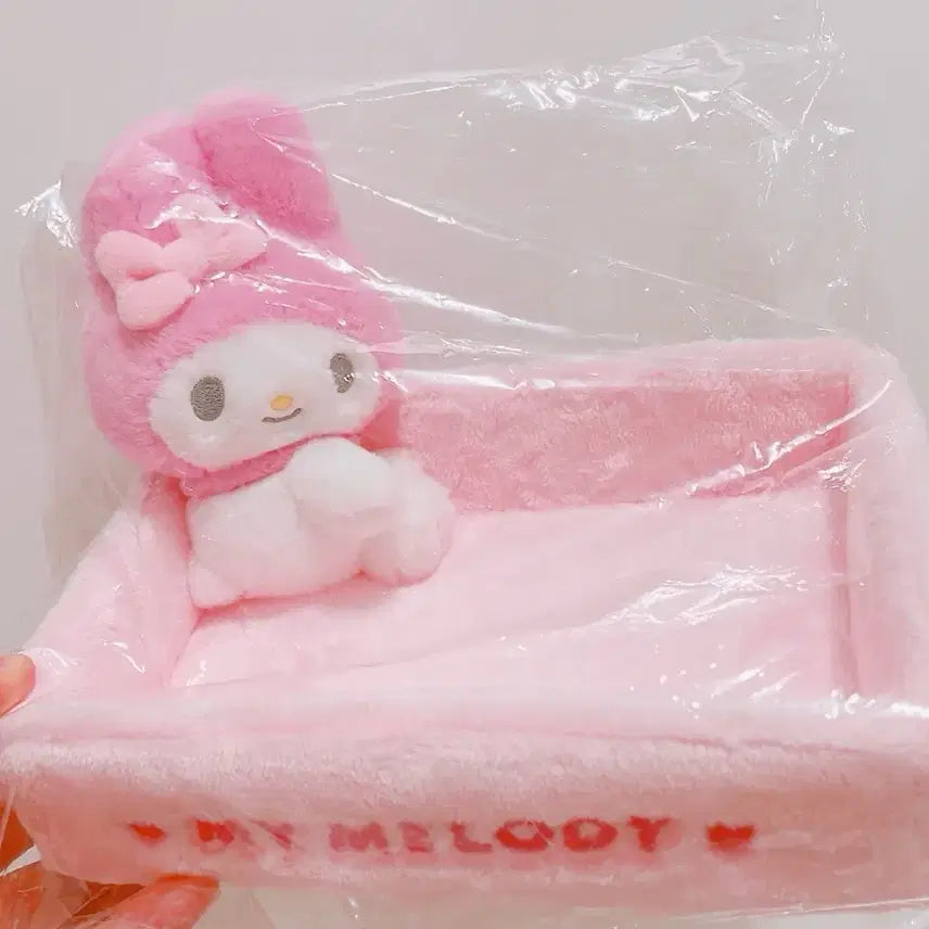 [BUNJANG] Sanrio My Melody Mascot Square Storage Tray Organizer / (정품)마이멜로디 마스코트 사각수납트레이 소품함