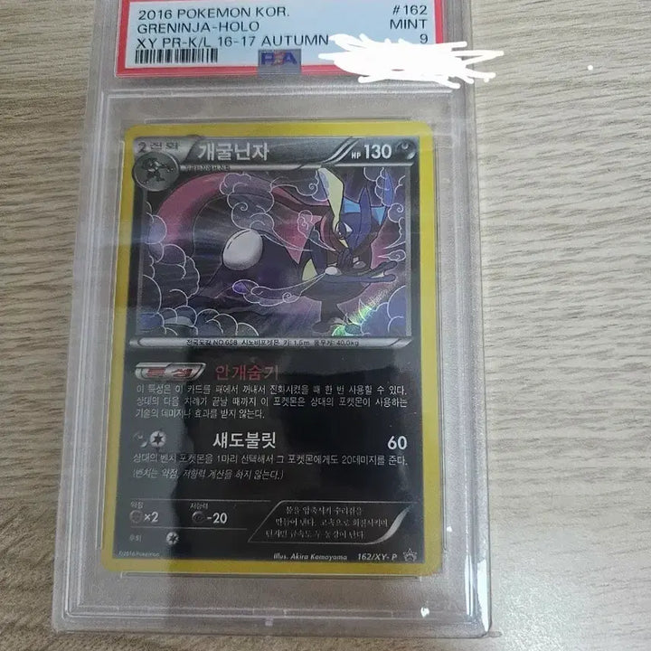 [BUNJANG] Greninja 2016 Promo PSA 9 / 개굴닌자 2016년 프로모 psa 9