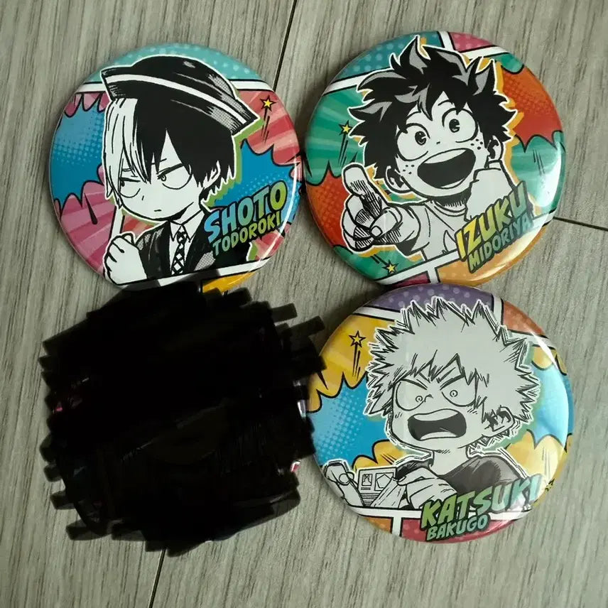 [BUNJANG] My Hero Academia Chibi Childhood Badge Set / 히로아카 치비 어린시절 캔뱃지
