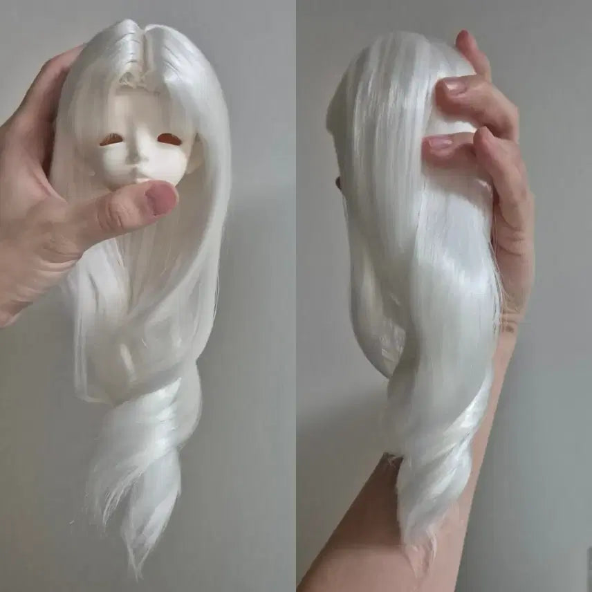 [BUNJANG] BJD 8-inch Extreme Mini Head Compatible Size Wig / 구관인형 bjd 8인치 극소두 SD 헤드 호환 사이즈 셋팅 가발
