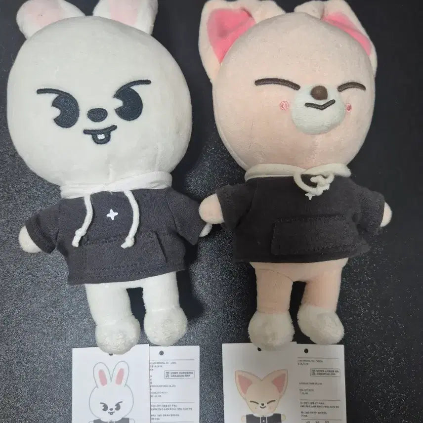 [BUNJANG] Stray Kids Original Ribbit Foxiny Plush Dolls Bundle Set / 일괄 스키즈 스키주 오리지널 리빗 폭시니 리노 아이엔 인형 skz stray kids