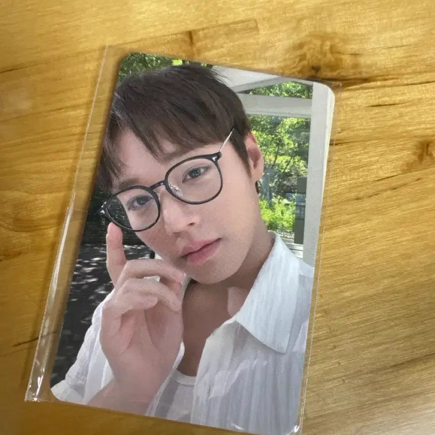 [BUNJANG] Park Jihoon Fromment Photocard (Glasses Jihoon) / 박지훈 포맨트 포카 (안경지훈)