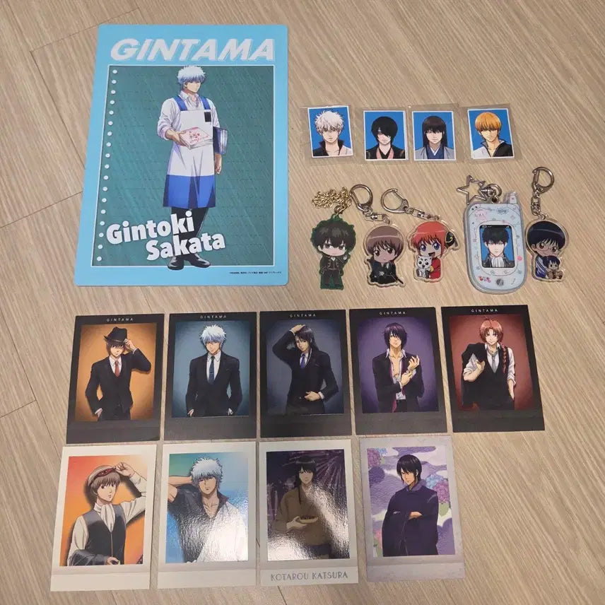 [BUNJANG] Gintama Merchandise Bundle / 은혼 굿즈 일괄(파샤코레, 키링, 파일 케이스 등)