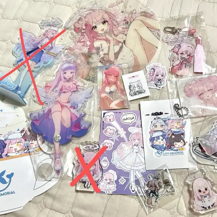[BUNJANG] Blue Archive Mika Bundle Set Official &amp; Unofficial Goods / 일괄) 블루아카이브 미카 비공식