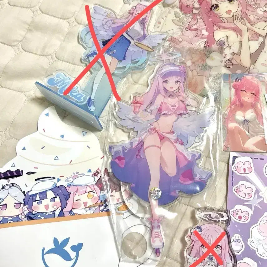 [BUNJANG] Blue Archive Mika Bundle Set Official &amp; Unofficial Goods / 일괄) 블루아카이브 미카 비공식