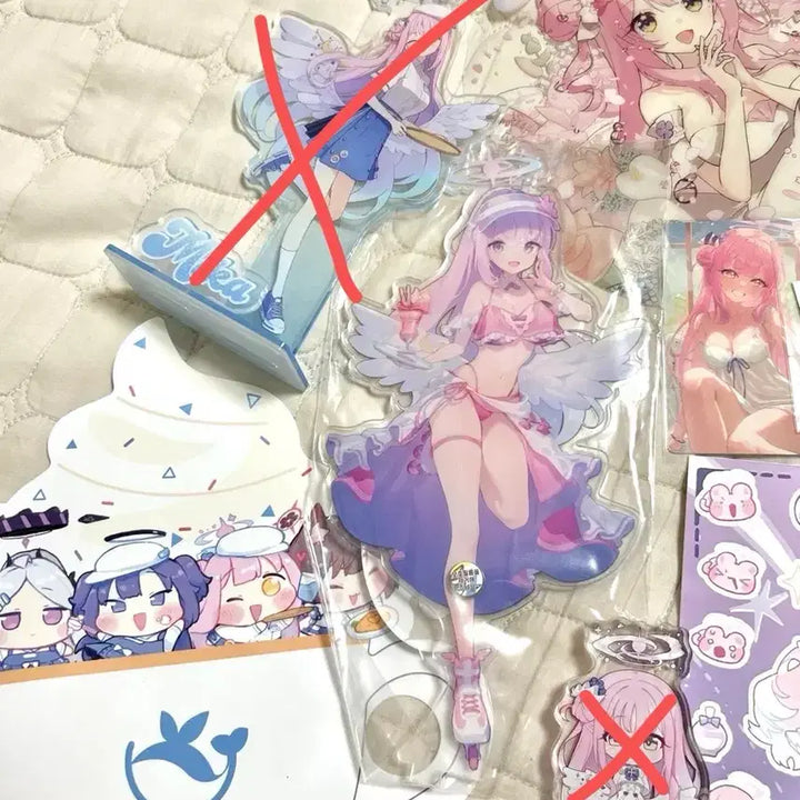 [BUNJANG] Blue Archive Mika Bundle Set Official &amp; Unofficial Goods / 일괄) 블루아카이브 미카 비공식
