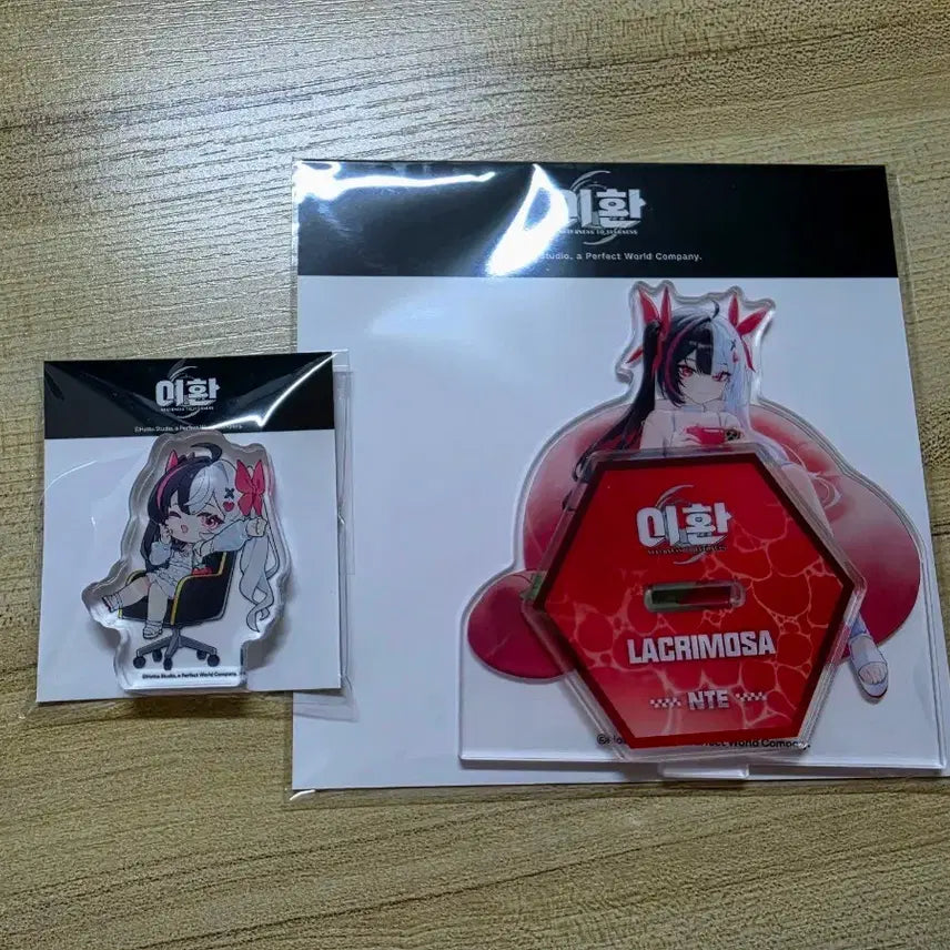 [BUNJANG] Leehwan PC Bang Exclusive Larimoh Acrylic Stand + Acrylic Corotto Set / 미개봉) 이환 pc방카스 라리모 아크릴스탠드 + 아크릴코롯토