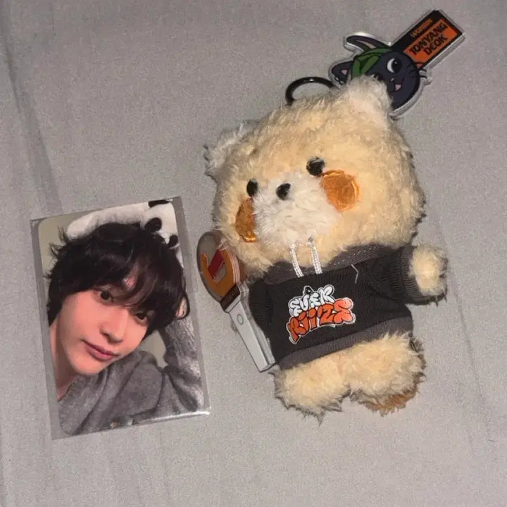 [BUNJANG] RIIZE Wonbin Everlasting Friends Keyring Doll with Photocard / 라이즈 원빈 에버라이즈 레시 키링 인형 포카포함