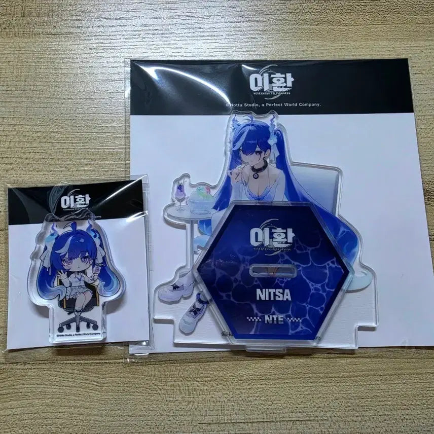 [BUNJANG] Nisha Acrylic Stand + Acrylic Corotto (Sealed) / 미개봉) 이환 pc방카스 니샤 아크릴스탠드 + 아크릴코롯토