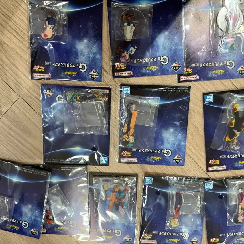 [BUNJANG] Dragon Ball GT G Prize Acrylic Stand Set (11 Pieces) / 드래곤볼 제일복권 gt g상 아크릴 11개