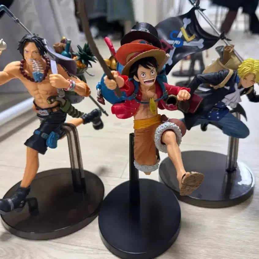 [BUNJANG] One Piece ASL Luffy, Ace, Sabo Figure Set / 원피스 프로듀스 asl 루피,에이스,사보 피규어 팔아요 설명란 자세히 적어요 가격 안내리고 택포입니다.