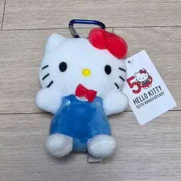 [BUNJANG] Sanrio Hello Kitty 50th Anniversary Doll Keychain / 산리오 헬로키티 50주년기념 인형 키링
