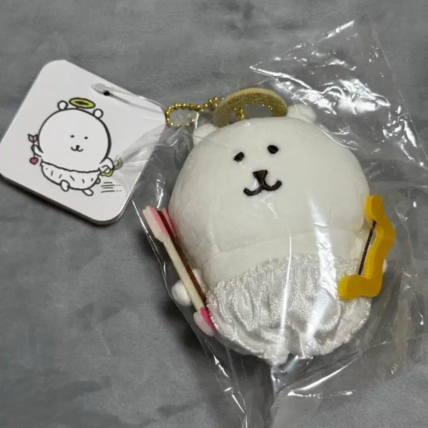 [BUNJANG] Nagano Market Jokkom Bear Angel Mascot / 나가노 마켓 농담곰 엔젤 마스코트
