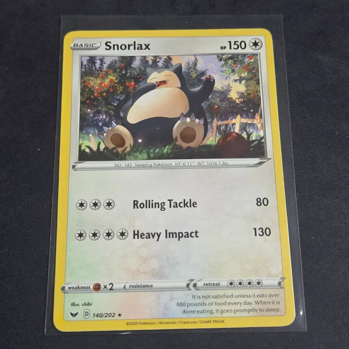 [BUNJANG] Pokemon Card North American Snorlax 140/202 / [포켓몬 카드] 북미판 잠만보 140/202