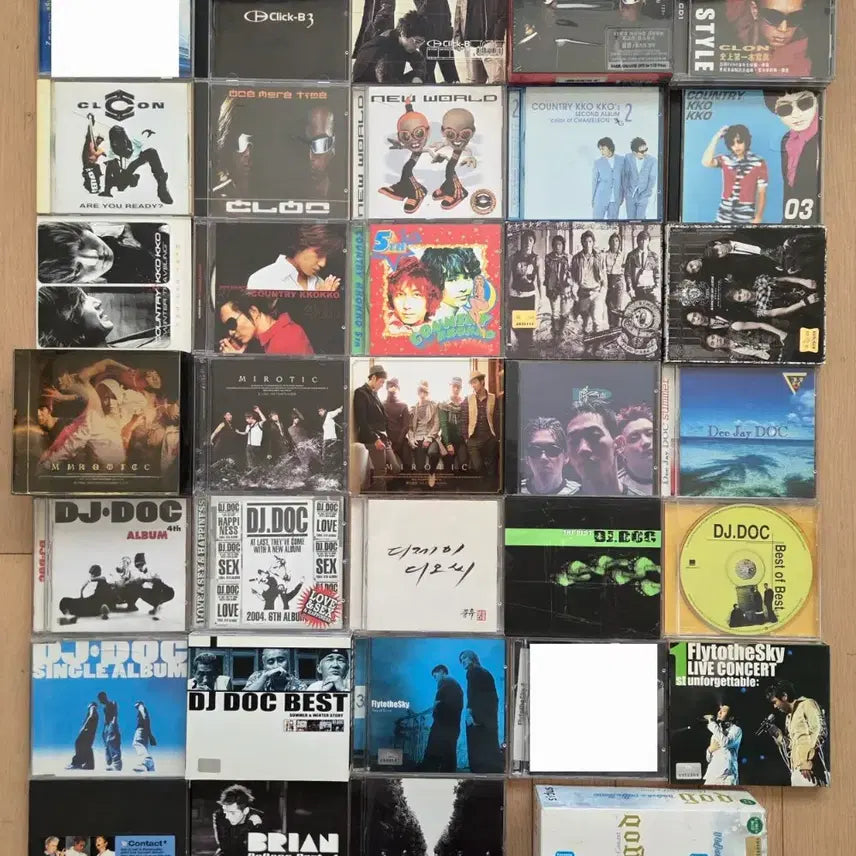 [BUNJANG] Various K-Pop CDs from the 90s and Early 2000s / 클릭비 클론 컨츄리꼬꼬 동방신기 디제이디오씨 지오디 플라이투더스카이 CD