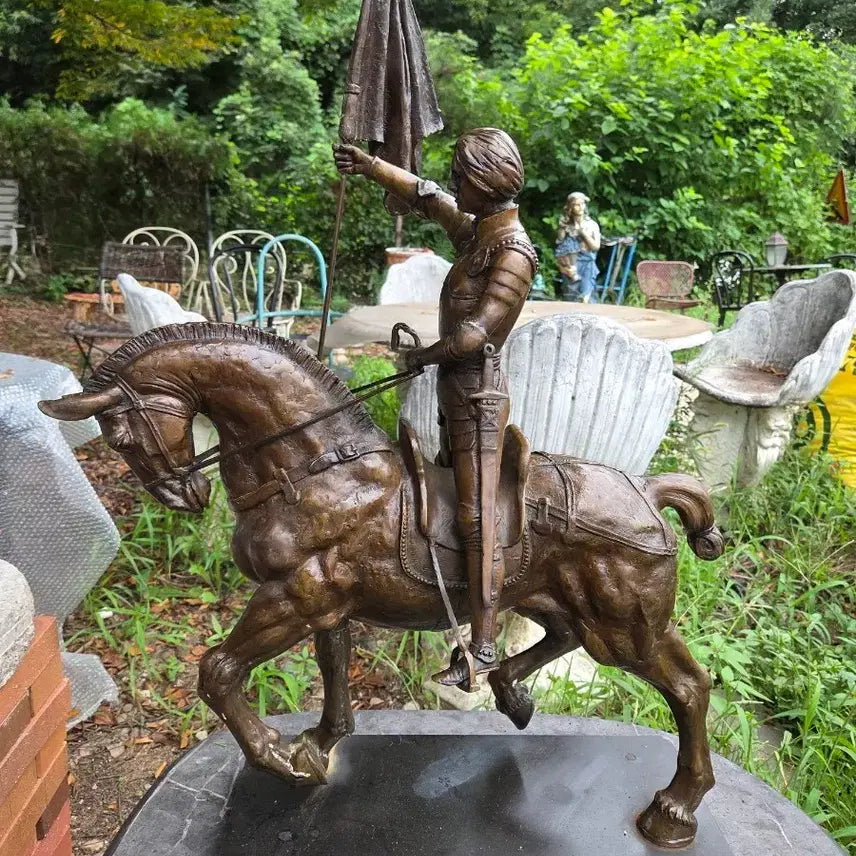 [BUNJANG] Bronze Sculpture of Horse and Knight / 브론즈 조각상
