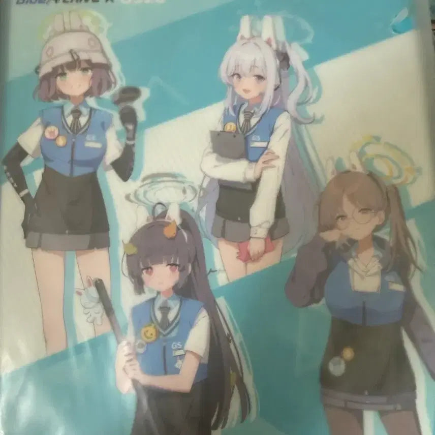 [BUNJANG] Blue Archive GS25 Collaboration Ddichu Seal Book / 블루아카이브 GS25 콜라보 띠부씰 북