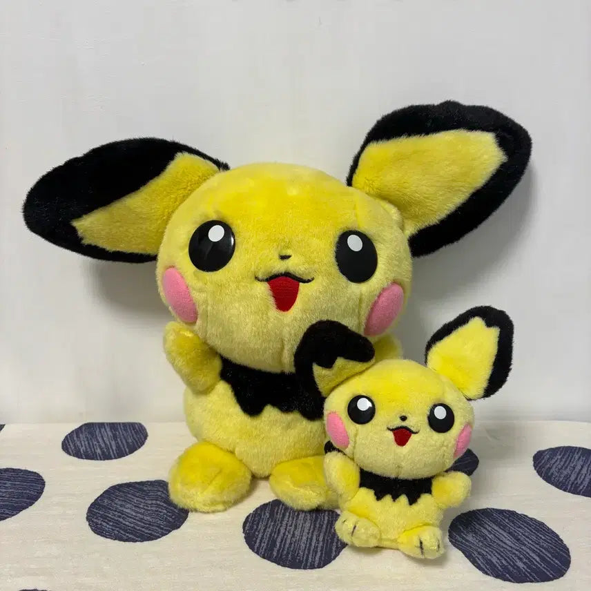 [BUNJANG] Vintage Pokemon Pichu Plush Set / 고전 포켓몬스터 피츄 인형 세트