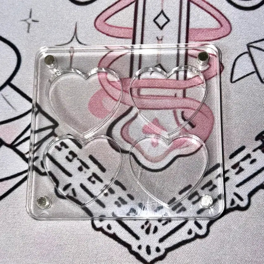 [BUNJANG] Prism Stone 4-Grid Square Case Display Holder / 프리즘스톤 4구 사각 케이스 보관함 전시 양도 프리티리듬