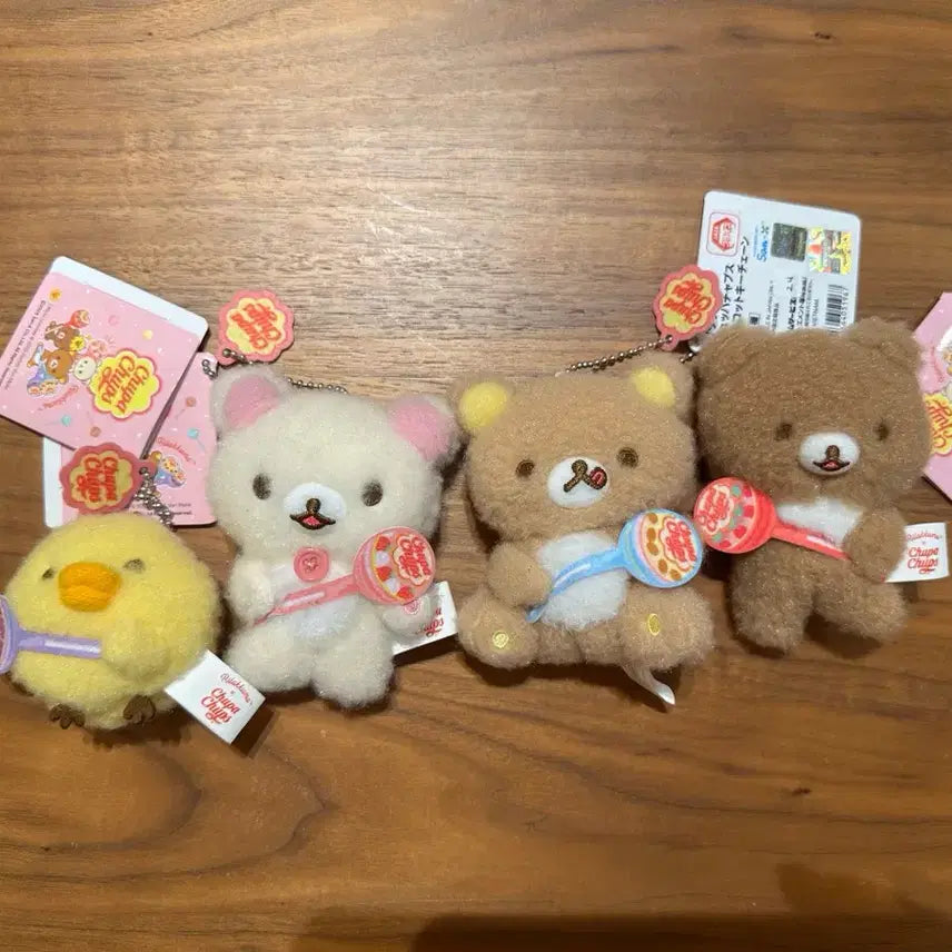 [BUNJANG] Rilakkuma Koguma Kii Original Plush Keyring Set / 코리락 리락쿠마 코구마 키이