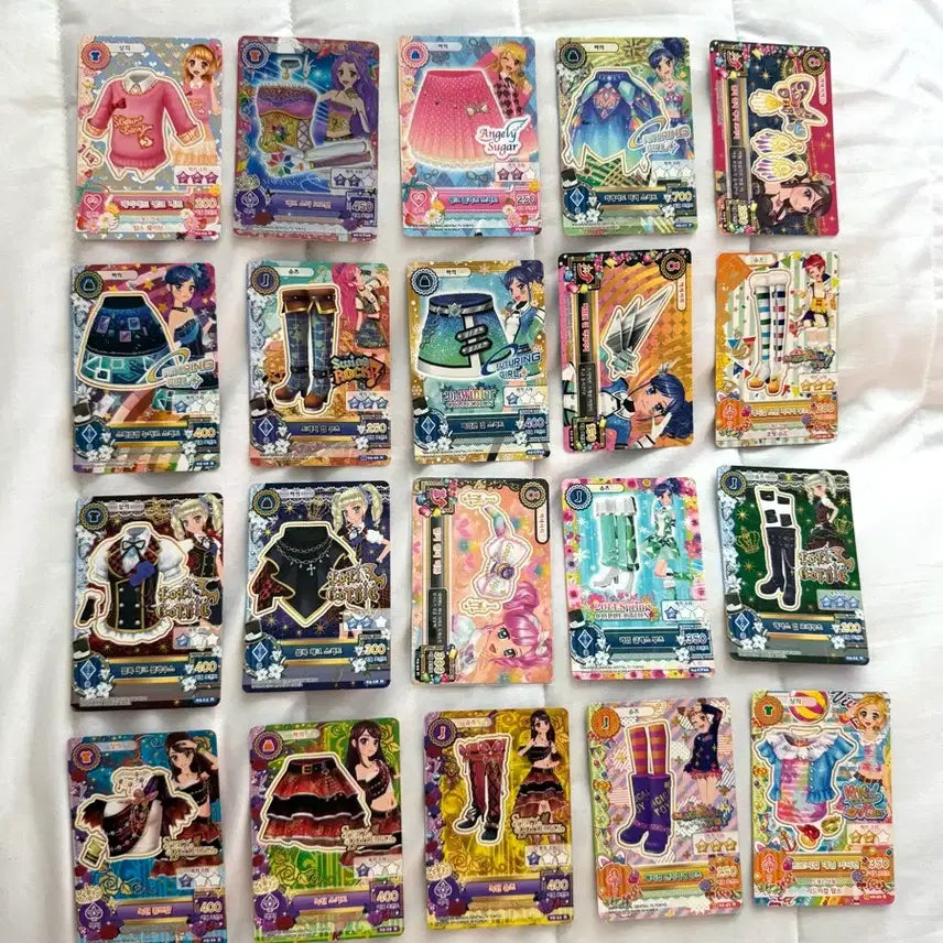 [BUNJANG] iMSTAR Aikatsu Pre-set 38 Cards Bundle Set / 하자카드 아이엠스타 아이카츠 프레 38장 일괄