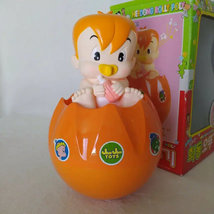 [BUNJANG] Dooly and Friends (Heedong, BbeakBbeak, Ddochi, Douner, Go Gil-dong) Vintage Wobble Toy / 고전만화 둘리 희동이 삑삑이 고무인형 오뚜기 / 잼잼토이스 빈티지 오뚝이 옛날 올드토이 레트로 완구 또치 도우너 고길동