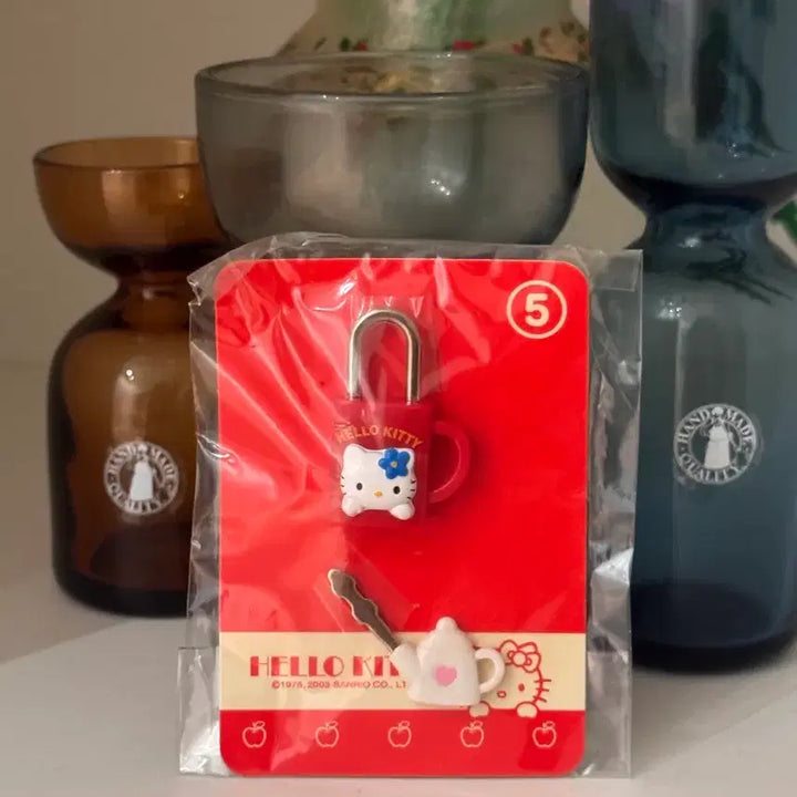 [BUNJANG] Sanrio Hello Kitty Vintage Teapot Lock (Sealed New) / 키티 고전 티팟 자물쇠(미개봉 새상품)