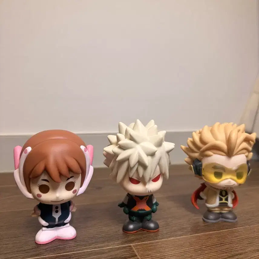 [BUNJANG] My Hero Academia Bakugo Hawks Uraraka Sofubi 3-Figure Set / 나히아 바쿠고 호크스 우라라카 소프비 3종