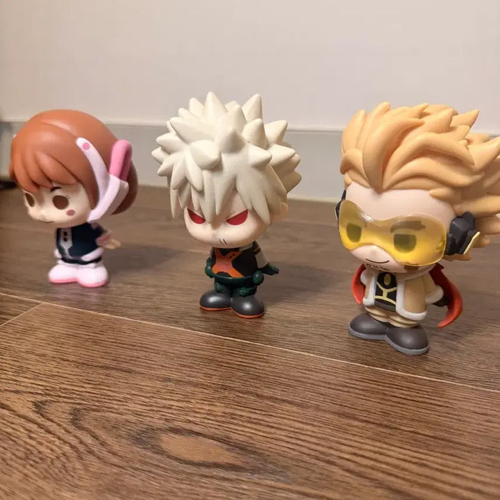 [BUNJANG] My Hero Academia Bakugo Hawks Uraraka Sofubi 3-Figure Set / 나히아 바쿠고 호크스 우라라카 소프비 3종