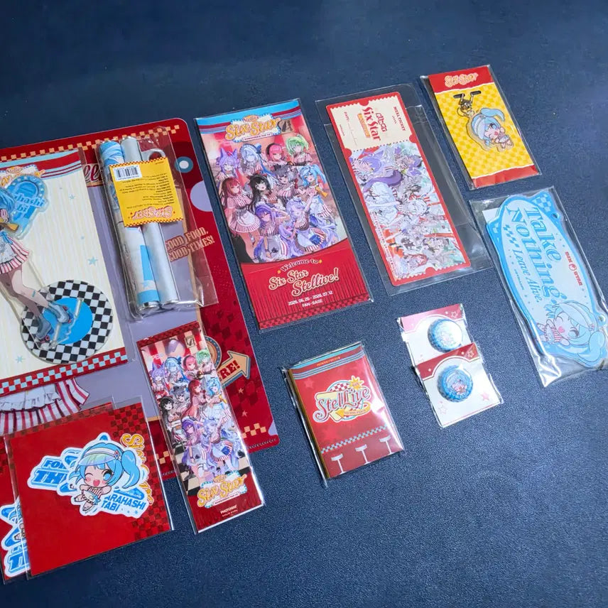 [BUNJANG] Stellive Arashi Tabi Sixstar Pop-up Set, Membership 6th Kit &amp; Card / 스텔라이브 아라하시 타비 식스스타 팝업 세트+멤버십 6기 키트 &amp; 카드