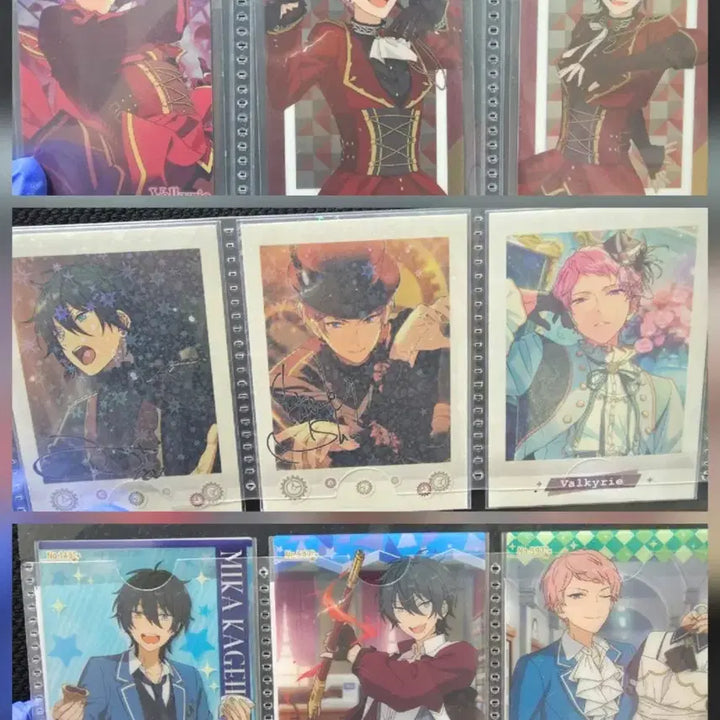 [BUNJANG] Ensemble Stars Valkyrie Card and Paper Goods Bundle Set (Shu, Mika) - 40 items / (일괄) 앙스타 발키리 파샤 및 지류 굿즈 40개 (슈, 미카)