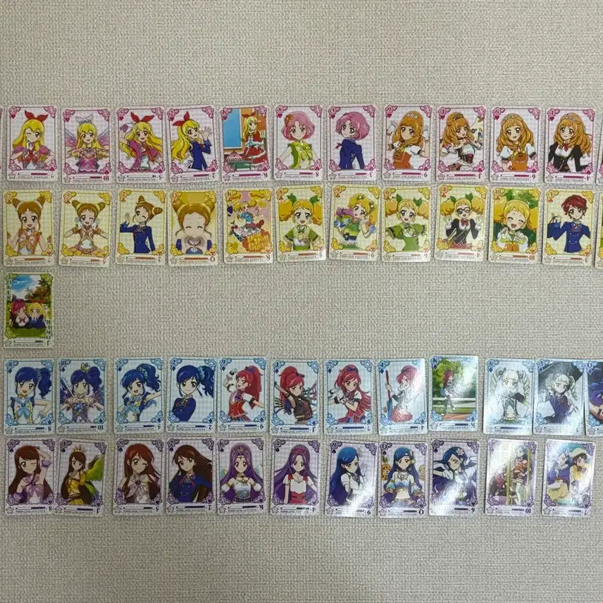 [BUNJANG] Aikatsu! Season 1 &amp; 2 Trump Card Collection / [희귀매물] 아이엠스타 아이카츠 1기 2기 트럼프카드(전체, 라임, 체리, 마리아, 슈, 연두, 에이미, 마린, 세라, 유리, 보라, 루나, 소라)