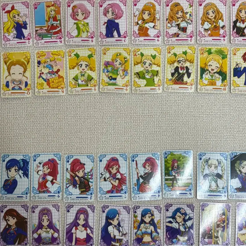 [BUNJANG] Aikatsu! Season 1 &amp; 2 Trump Card Collection / [희귀매물] 아이엠스타 아이카츠 1기 2기 트럼프카드(전체, 라임, 체리, 마리아, 슈, 연두, 에이미, 마린, 세라, 유리, 보라, 루나, 소라)