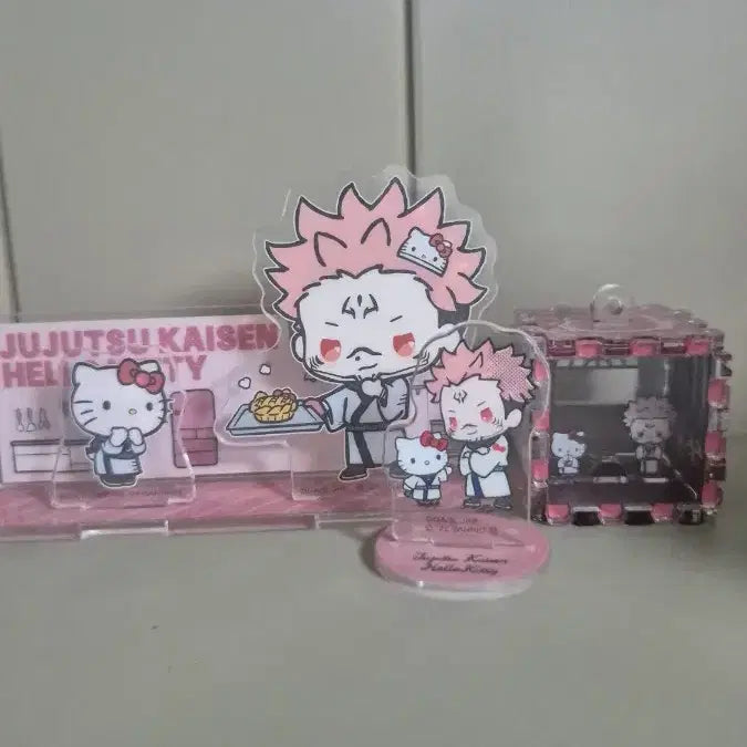 [BUNJANG] Jujutsu Kaisen Sukuna Sanrio Acrylic Stand Bundle / 주술회전 스쿠나 산리오 아크릴 스탠드,미니 아크릴 스탠드,룸큐브 굿즈 일괄