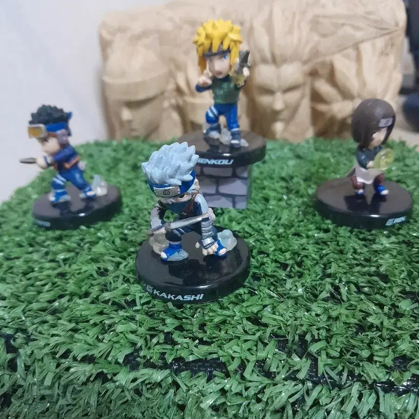 [BUNJANG] Naruto Namikaze Minato Mini Gacha Figure Set / 고전) 나루토 인도우전 미나토반 미니 피규어 가챠