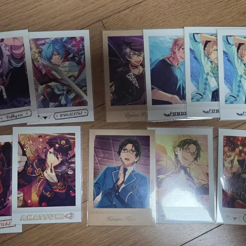 [BUNJANG] Ensemble Stars Mika Kaoru Hongwol Pashacard 11-Card Bundle Set / 앙상블스타즈 파샤 미카 카오루 홍월 11장 일괄