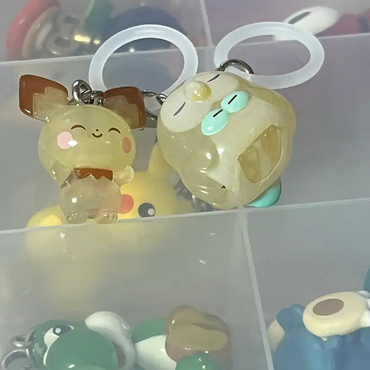 [BUNJANG] Pokemon Pocket Monsters Mezurushi Pichu/Noctowl Bundle Set / [일괄] 포켓몬스터 포켓피스 메지루시 피츄 나올빼미