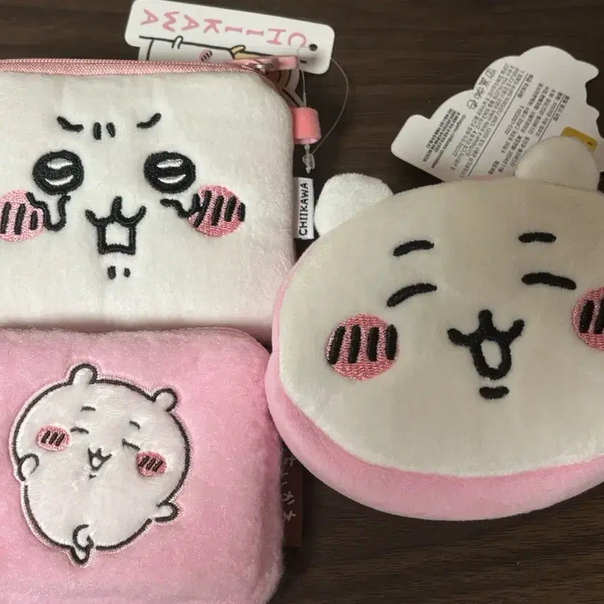 [BUNJANG] Chiikawa Pouch Set (3 Types) / 치이카와 파우치 3종 세트