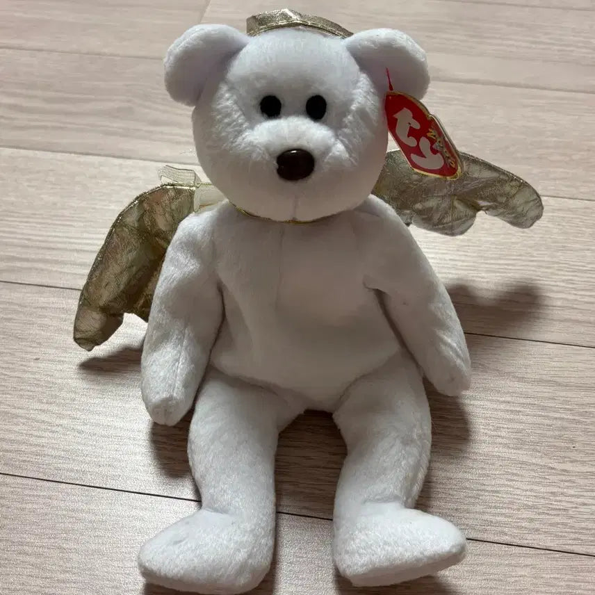 [BUNJANG] TY Angel Bear Doll / 급처) ty인형 천사곰인형