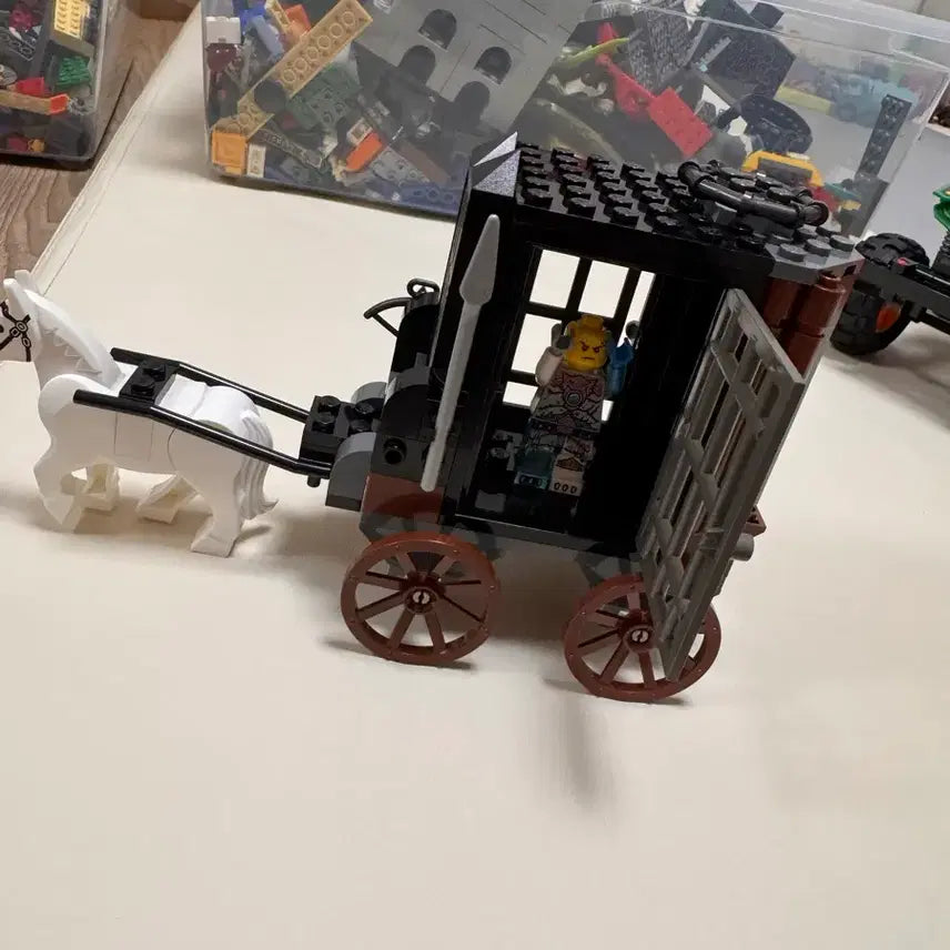 [BUNJANG] LEGO Castle Carriage Set (Excludes Horse) / 레고캐슬 마차 피규어포함(말제외)