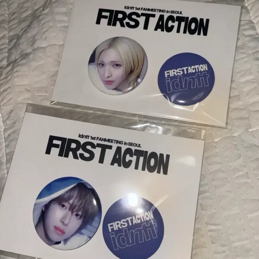 [BUNJANG] Identity First Action Fancon Fanmeeting Pin Badge / 아이덴티티 first action 팬콘 팬미팅 핀뱃지