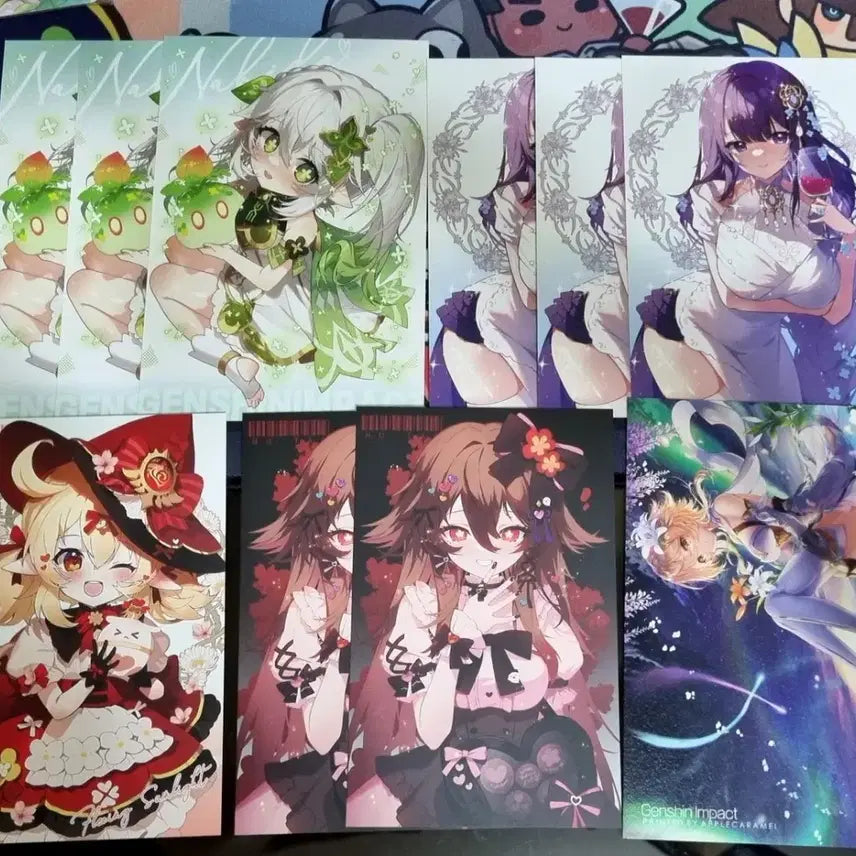 [BUNJANG] Genshin Impact Photocard Set / 원신 포카 양도 판매 (추가)