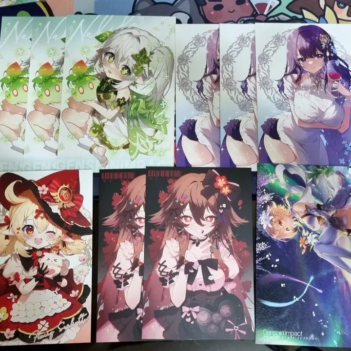 [BUNJANG] Genshin Impact Photocard Set / 원신 포카 양도 판매 (추가)