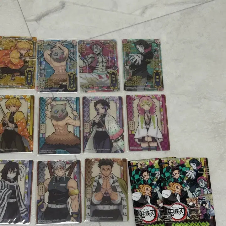 [BUNJANG] Demon Slayer: Mugen Train Glass Card Set / 귀멸의칼날 무한열차 글라스카드 20종 일괄판매