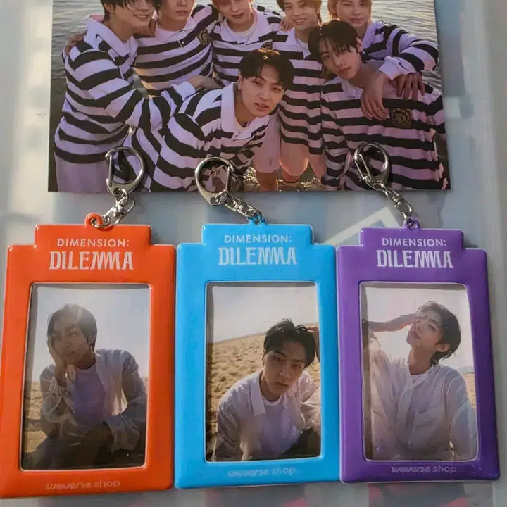 [BUNJANG] ENHYPEN Dimension: Dilemma Pre-order POB Photocard Holder Set / 엔하이픈 Dimension: Dilemma 선예매 특전 포카홀더 세트