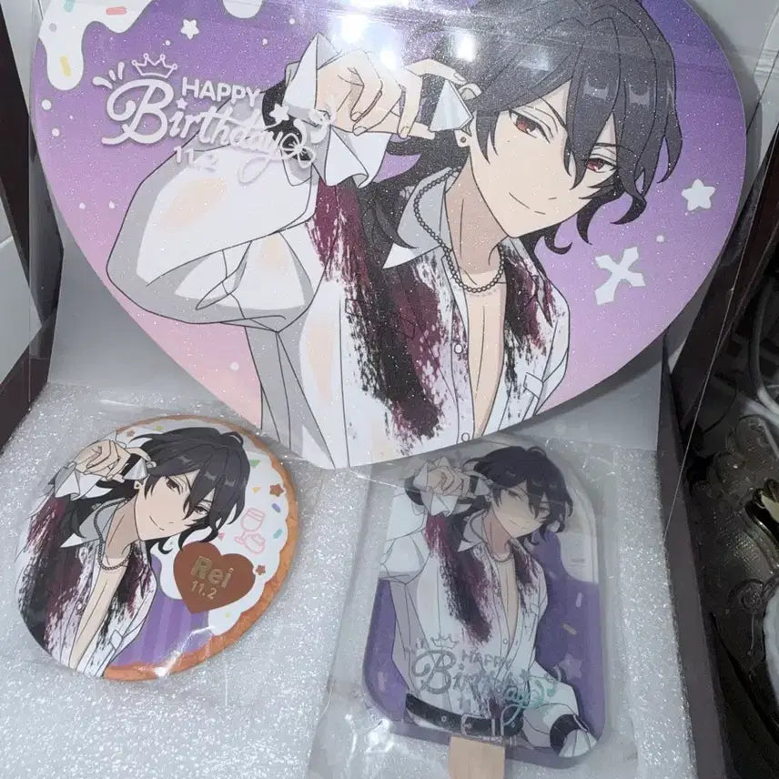 [BUNJANG] Ensemble Stars Rei Birthday Goods Set / 앙상블 스타즈 레이 생일 굿즈 세트