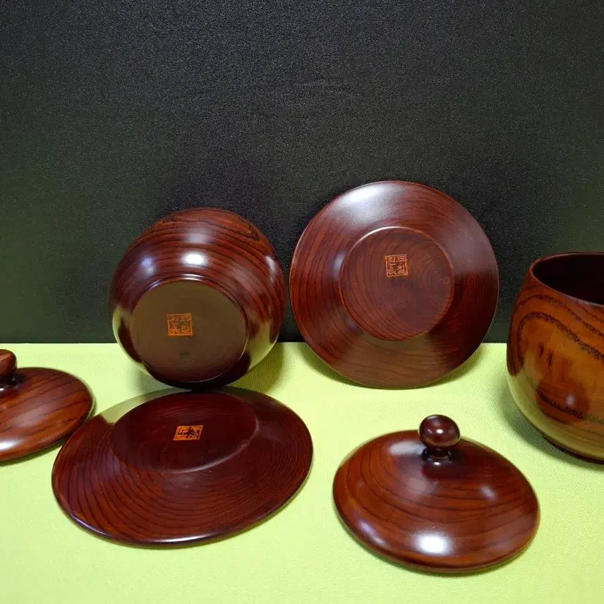 [BUNJANG] Chilyega Wonju Lacquerware Tea Set / 칠예가 전용복 다판 작품과 원주 옻칠 다기