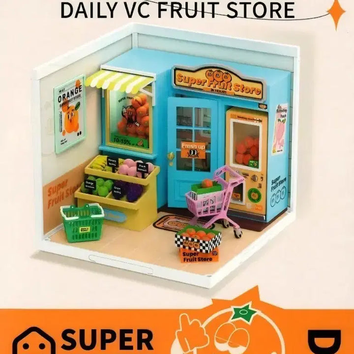 [BUNJANG] Rorife Robotime DIY Miniature Fruit Store / 로라이프 로보타임 DIY미니어쳐 과일가게