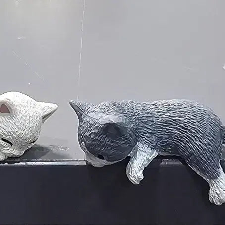[BUNJANG] Bewildered Cat + Cat Corner Figure Gacha Set / [가챠] 당황 고양이 + 고양이 모서리 피규어 가챠 3종 - 일괄